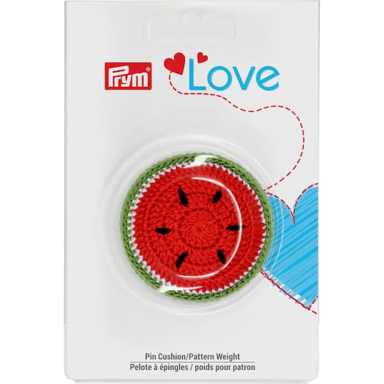 Prym&#xAE; Love Watermelon Pin Cushion &#x26; Pattern Weight